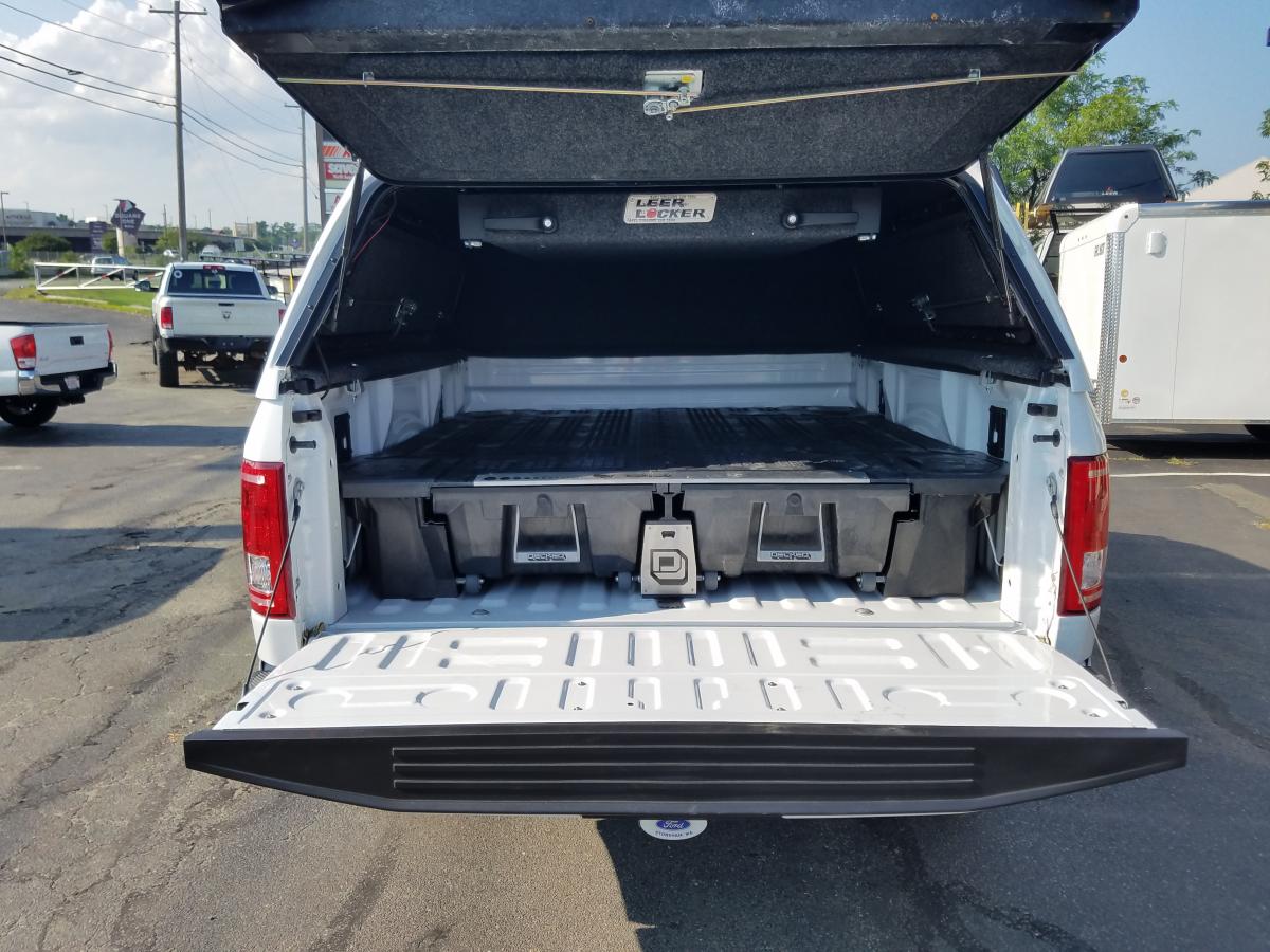 Truck cap storage discount rack